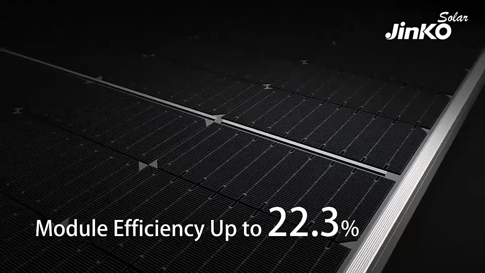 Jinko All Black Solar Pv Mono Half Cell N-type 400w 405w 410w 415w 420w ...