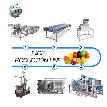 Apple Pear Clear Cloudy Concentrate Juice Processing Production Line