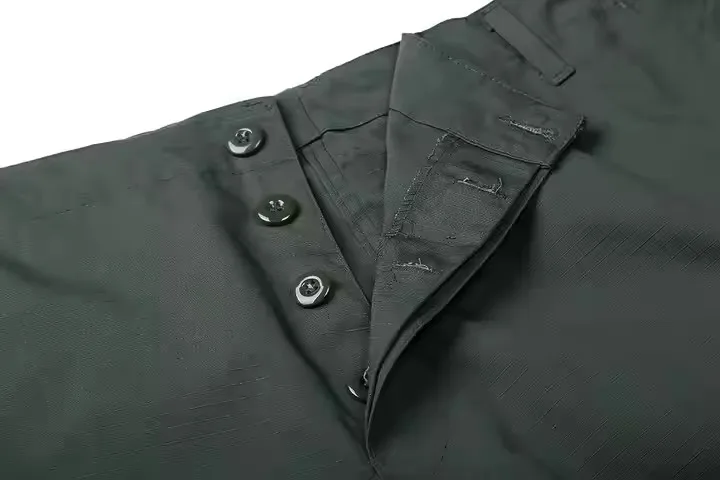Customized Logo BDU Combat Suit Solid Deep Green Tactical Uniform