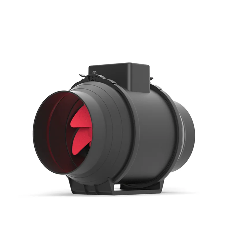 Two Speed Standard Mixed Flow Silent and Weatherproof  Inline Duct Ventilation Fan With HVAC System