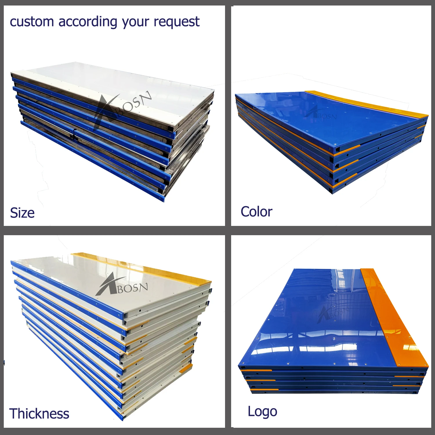 Light Weight PP Polypropylene Floorball Rinks 40*20m