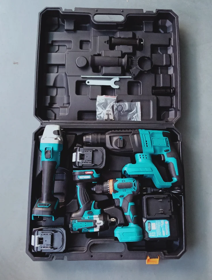 Professional Power Tools Kit Combo Box Cordless Tools Set Buy 18v