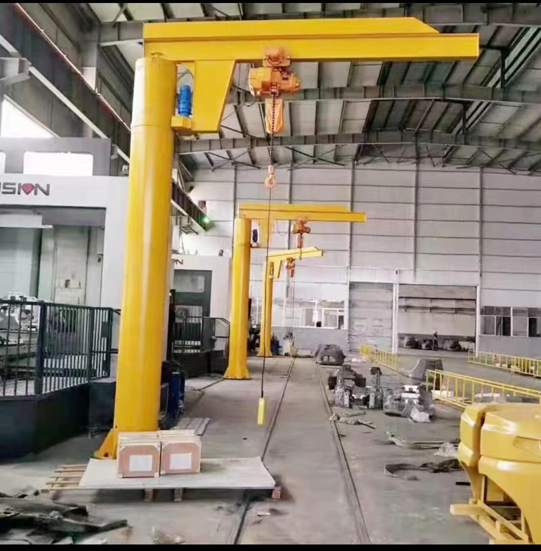 Column Pillar Type Remote Control 5 Ton 360 Degree Slewing Jib Crane