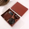 Set marrone da 4 pezzi