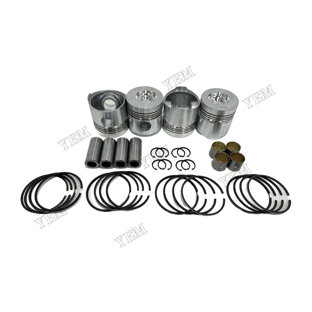 Piston Set With Rings Fit for Weichai ZH4100D Engine 4