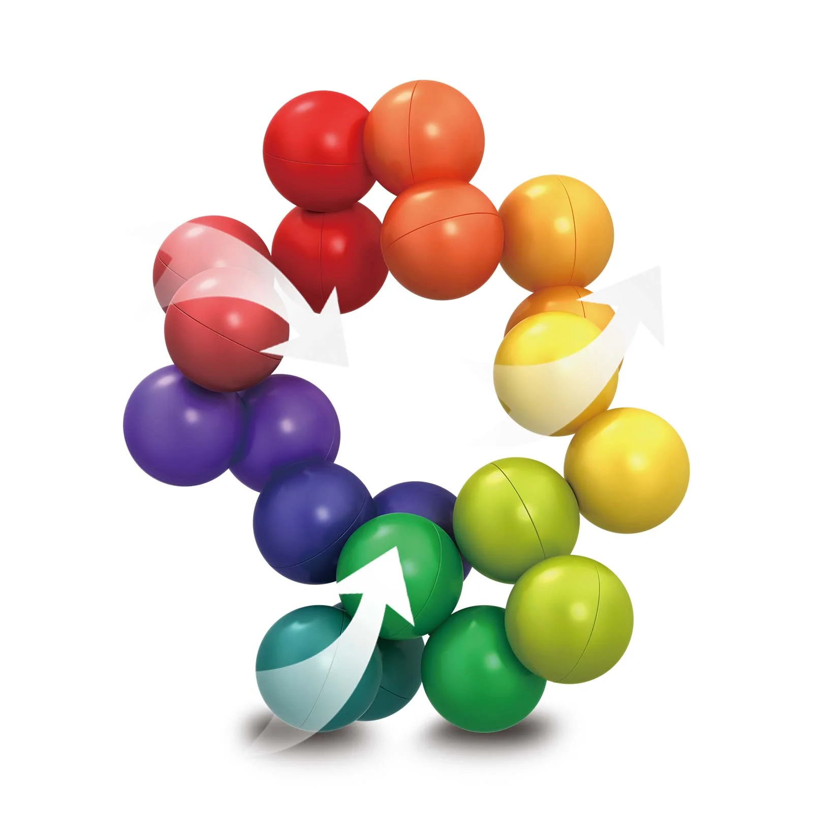 Fidget Toys Juguetes Educativos Para Ninos Board Games Free Rotation Variable Shape Educational