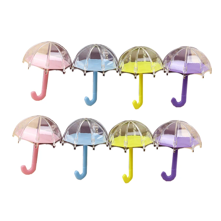 Plastic Bridal Shower Baby Party Favors Umbrella Parasol Sombrilla Candy Box 