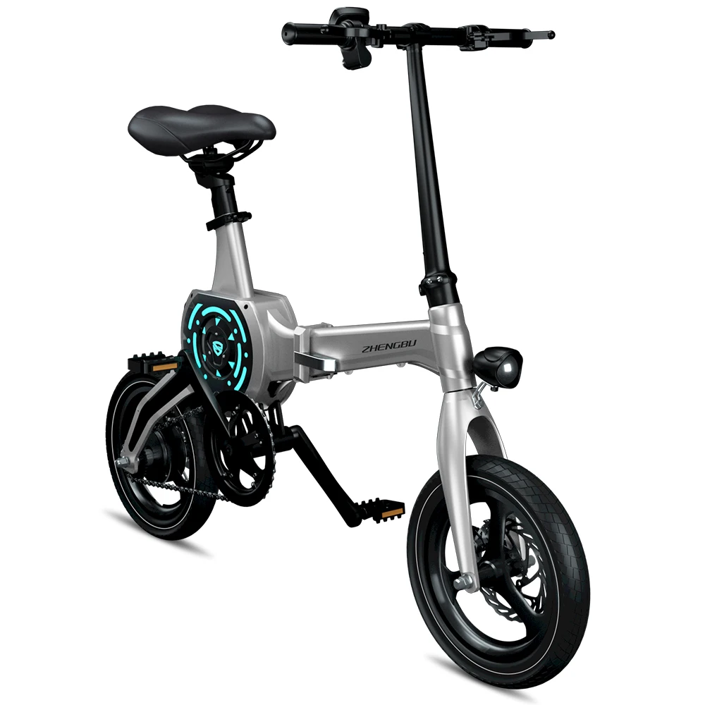 ZHENGBU 電動自転車 Zhengbu 14インチ 250ワット Shine Eバイク 36V 大人子供兼用電動