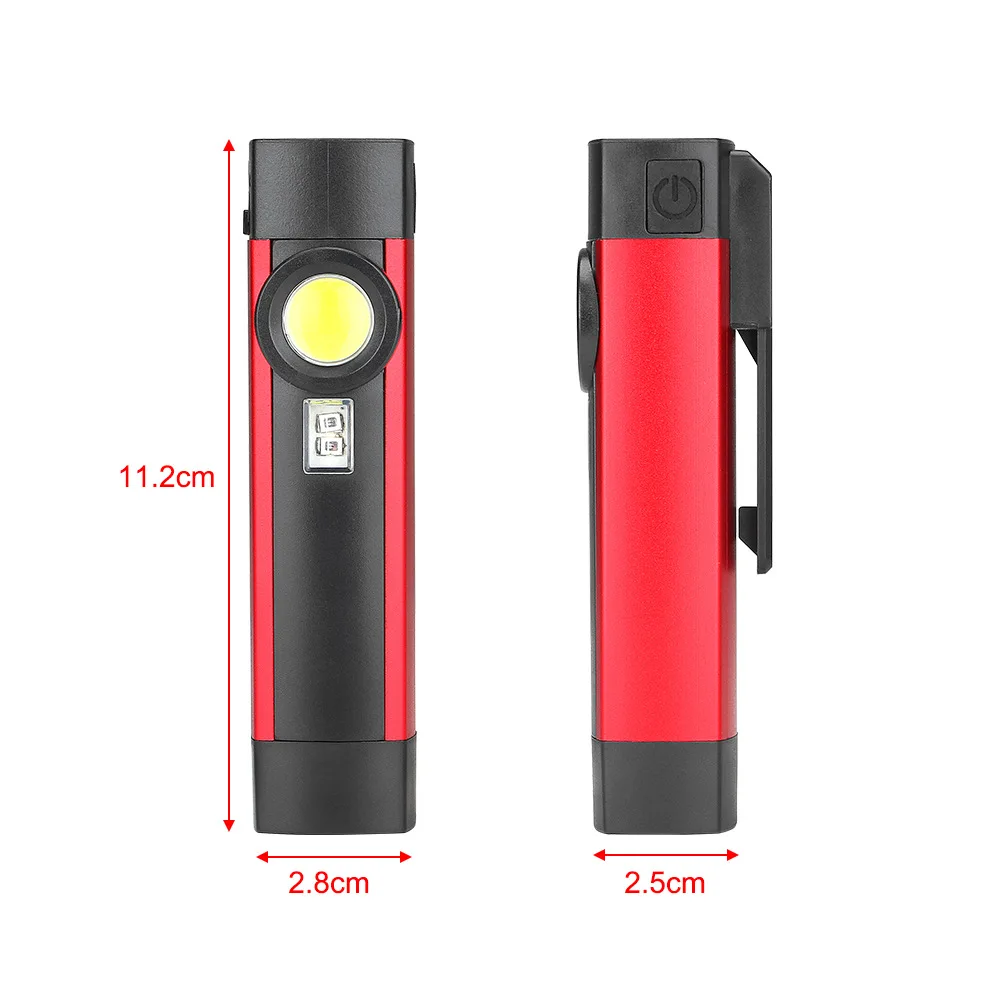 High Grade Rechargeable 3 In 1 Aluminum Alloy Mini Pen Lights Work Lamp