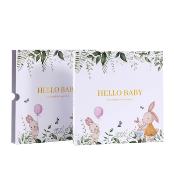 Baby First Year book Milestone Keepsake Journal Gender Neutral Record Book for Newborn Special Baby Growth Gift