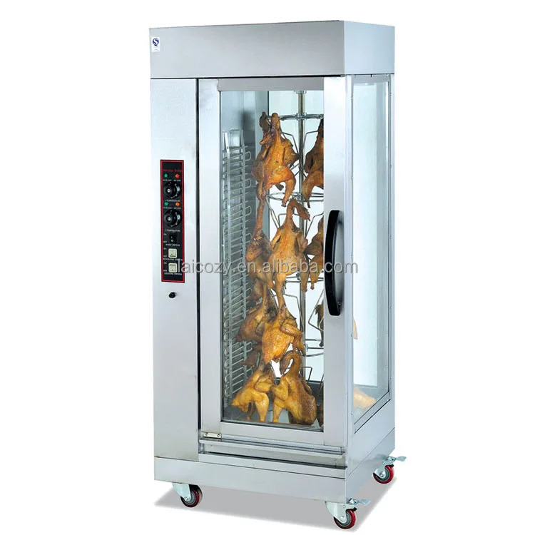 Stainless Steel Commercial Electric Chicken Roaster Rotisserie