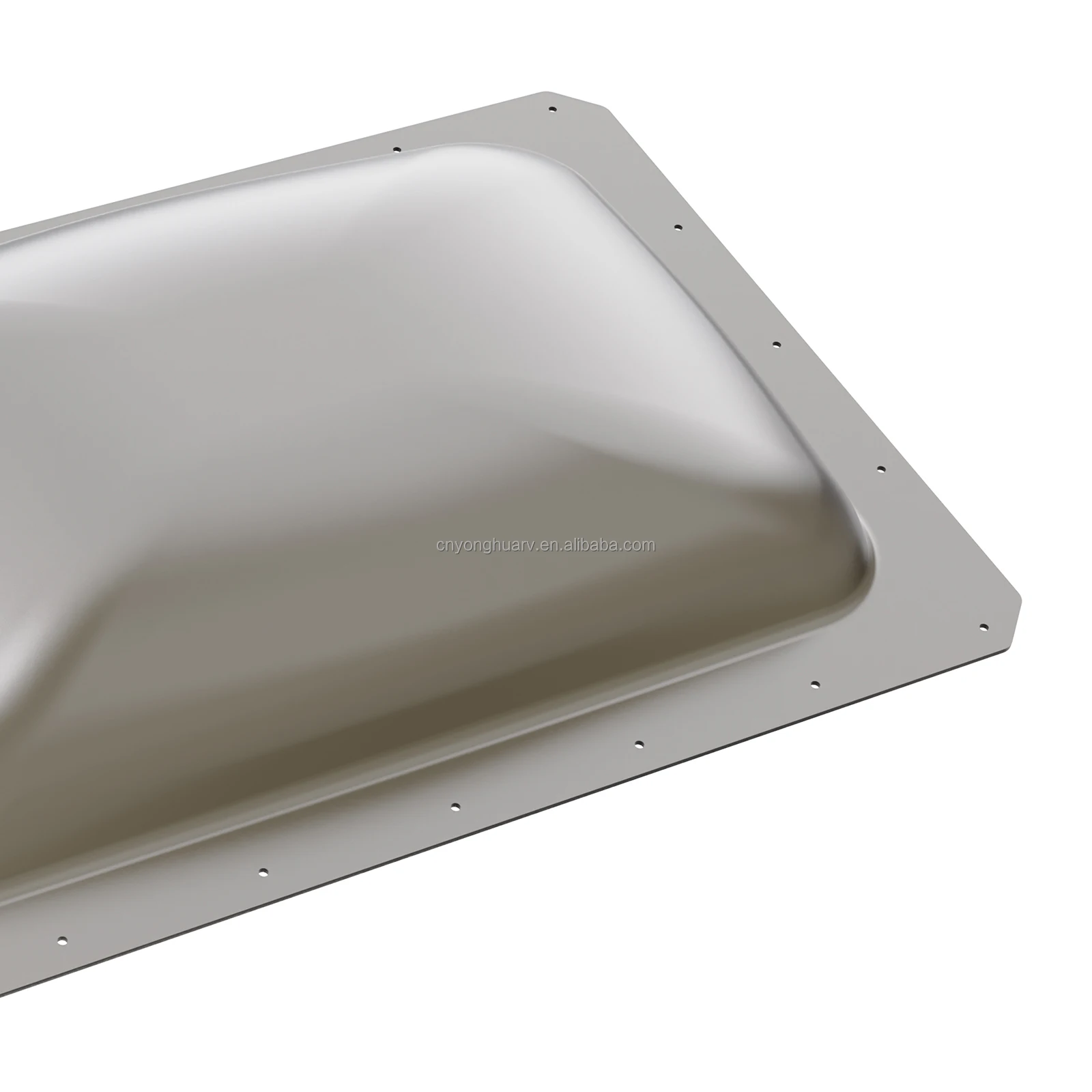 Rv Replacement Skylight Dome Smoke,Outer Dimension 18" X 26",Dome