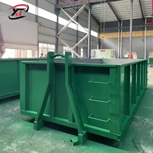 Waste Disposal Roll On Roll Off Container Garbage Collection Industrial Waste Open Top Hook Lift Container