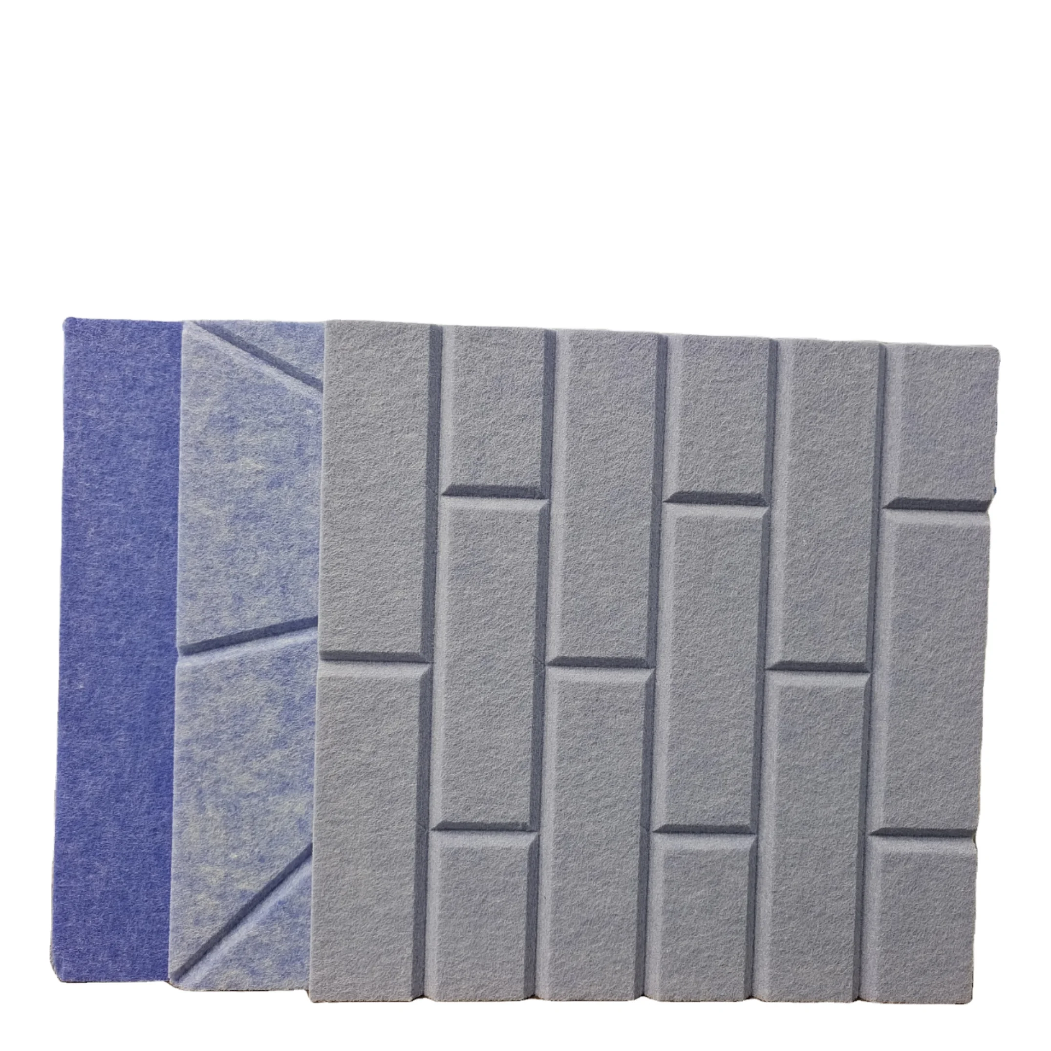 Eco-friendly Modern PET Polyester Acoustic Panels for Living Room Home Office Sound Absorbing Wall/Ceiling 3D Model Design manufacture