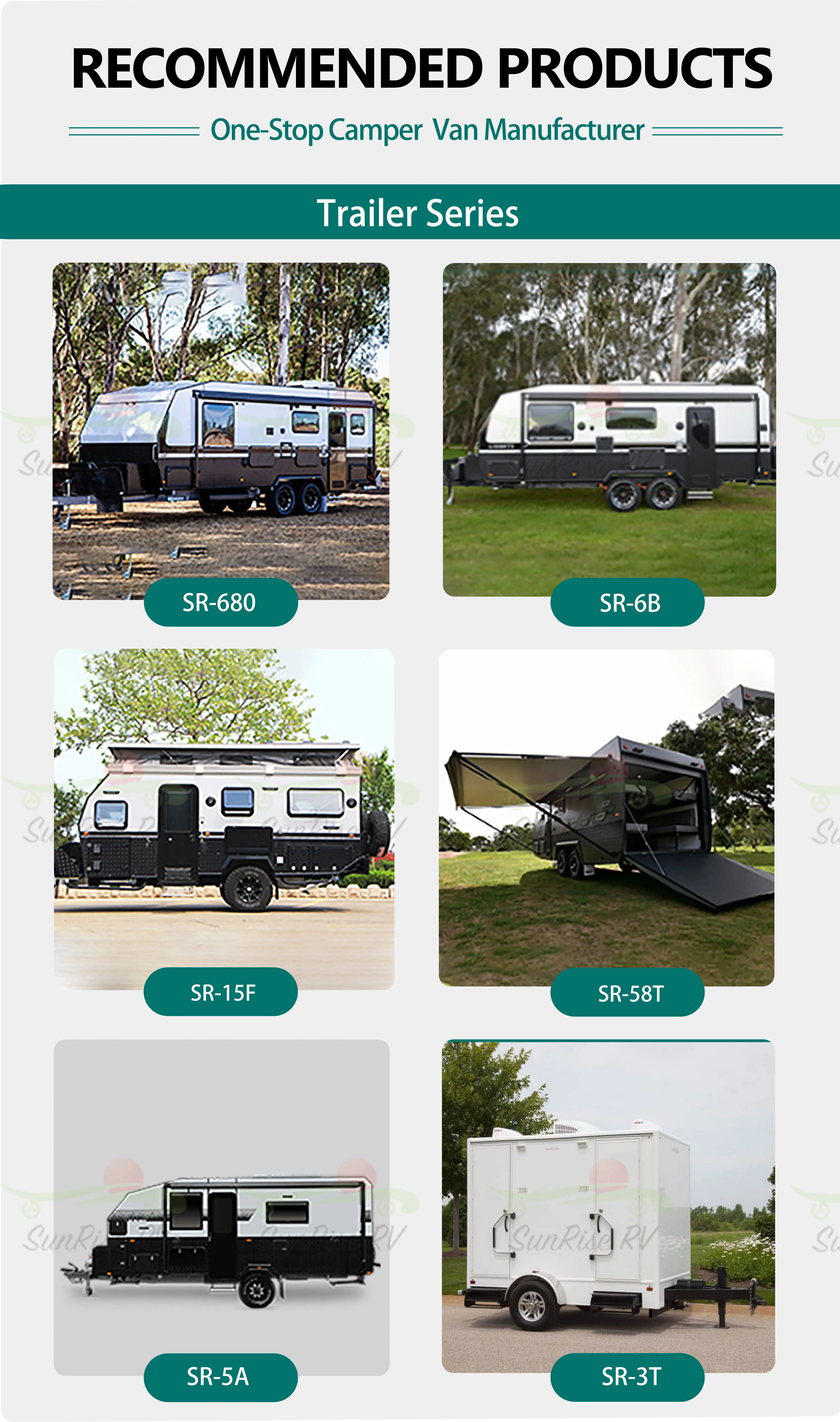 Sunriserv Australian Offroad Camper Trailer Dual Axle 19ft 22ft Family ...