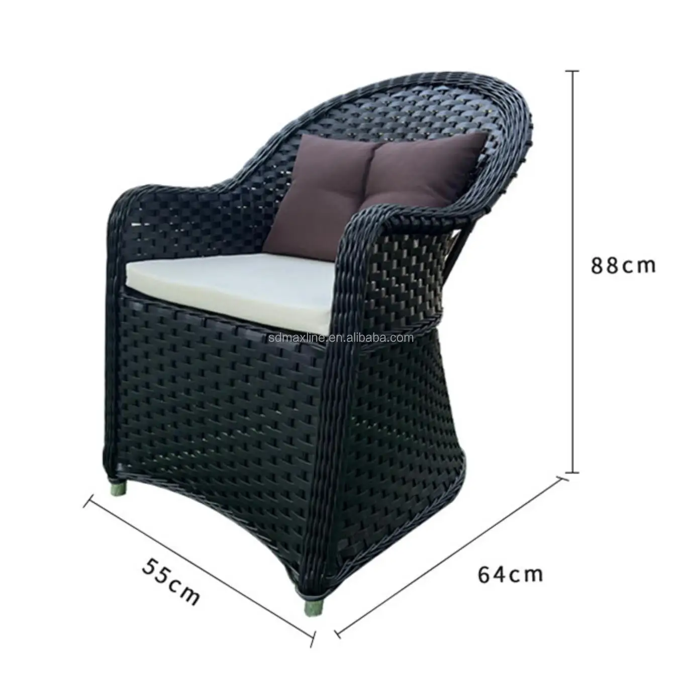 Modern Garden Yard Furniture Outdoor Fabric Patio Garden Sofas Outdoor