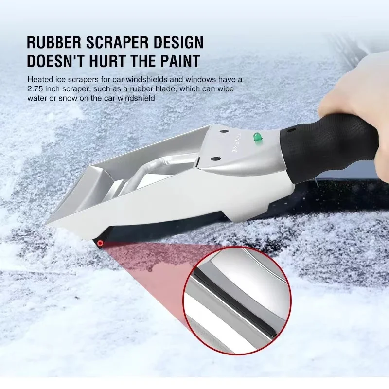 12v Electric Heated Car Ice Scraper Automobiles Winter Car Accessories Snow Removal Shovel