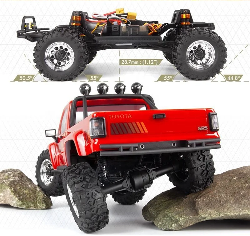 1:18 Scale Electric 4WD RC Crawler HPI Toyoto Hilux SR5