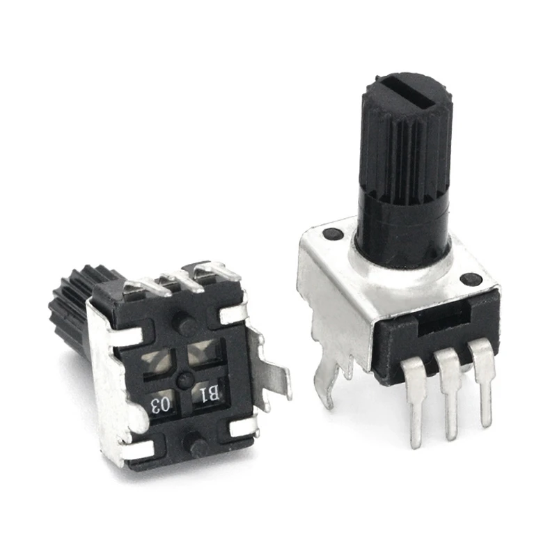 Potenziometro RV09 10K Ohm 3 Pin Connettore Angolare – Resistenza Regolabile