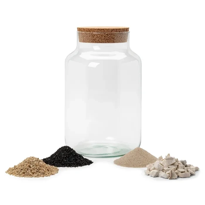 Custom Made Handblown Clear Glass Diy Terrarium Bottle For Indoor