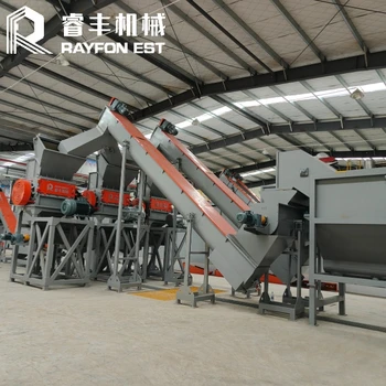 Plastic PET Bottle Recycled Flake Recycling and Hot Washing Production Line