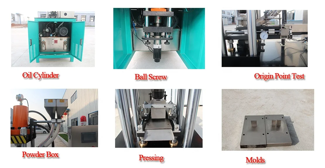 Sandwich Cold Press Diamond Segments Making Machine for Granite Cutting Block Slabs
