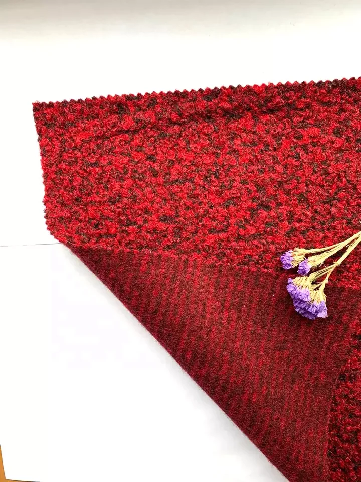 Factory Knitted 100% Polyester Two Tone Soft Teddy Fleece Sherpa Fabric for Garment