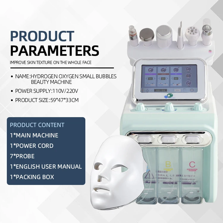 Top 2022 Portable 7 In 1 Hydra Skin Care Beauty Hydrodermabrasion Facial Machine  Microdermabrasion Machine