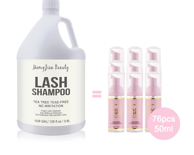 Lash Shampoo Private Label Eyelash Extension Shampoo Gallon Foam