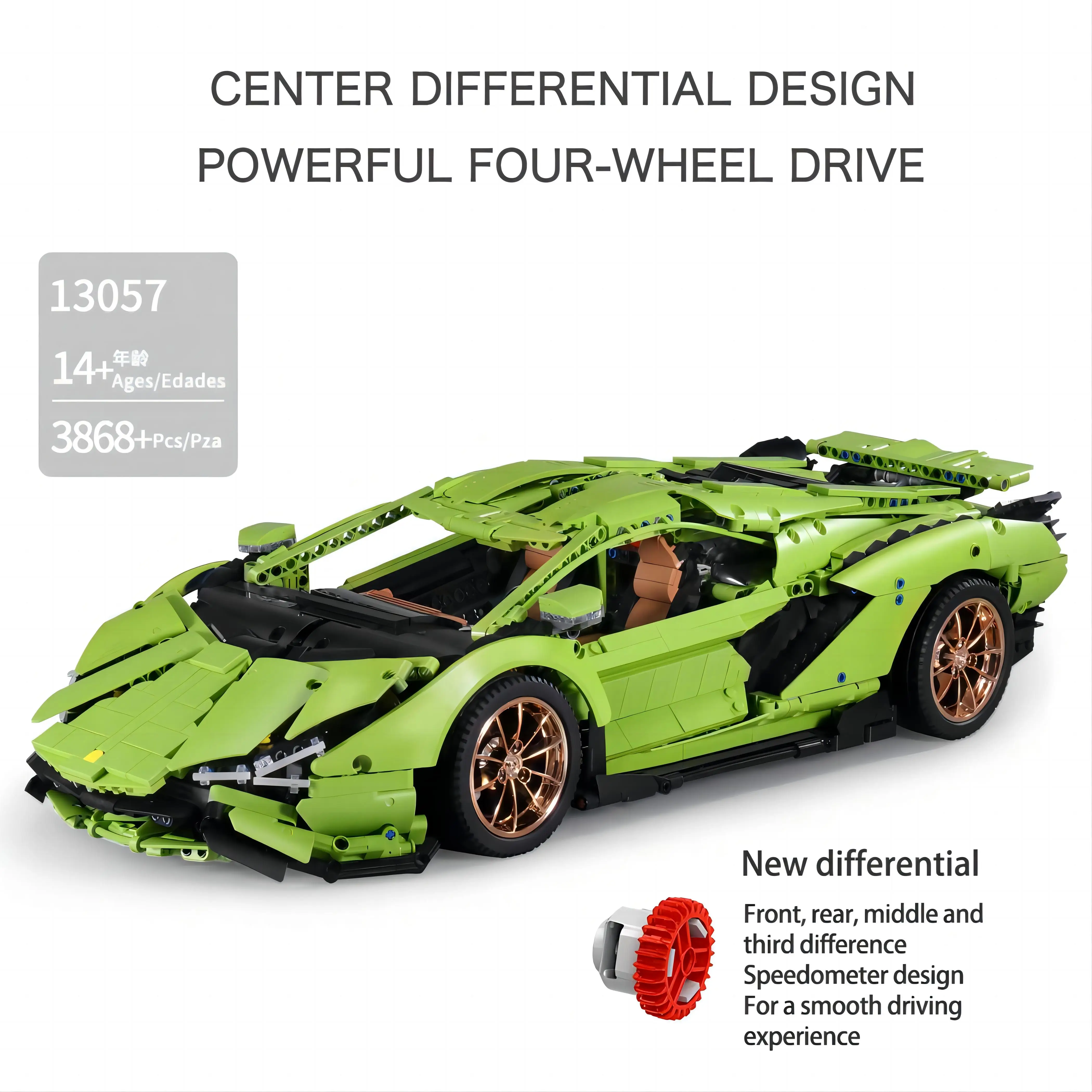 Technic Racing Car App Controlled Car Model Electronic Toys Building