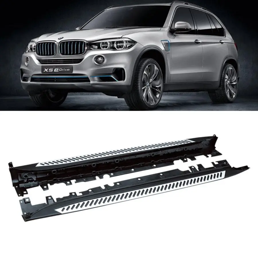 Side Step Running Boards for BMW X5 2007 - 2013 2014 - 2018 2019 + Auto Exterior Accessories Body Parts Foot Step Pedal