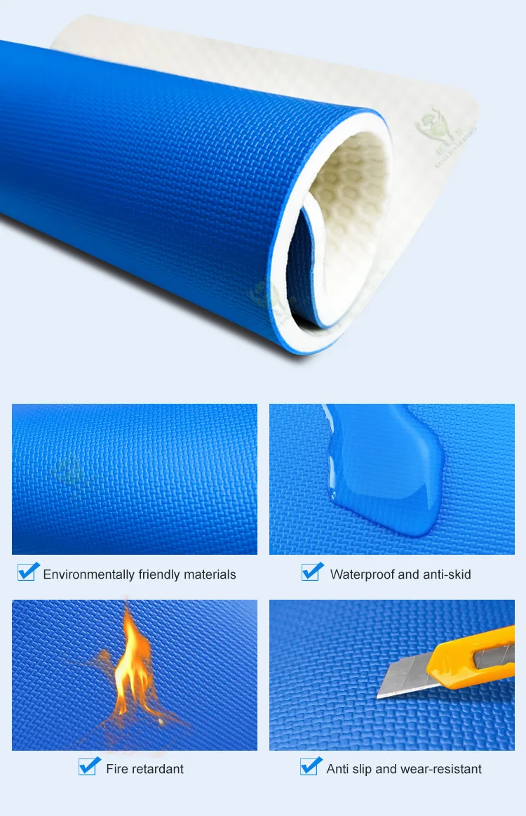 Guangzhou Sale Indoor Ping Pong Table Tennis Court Pvc Floor Mat Buy