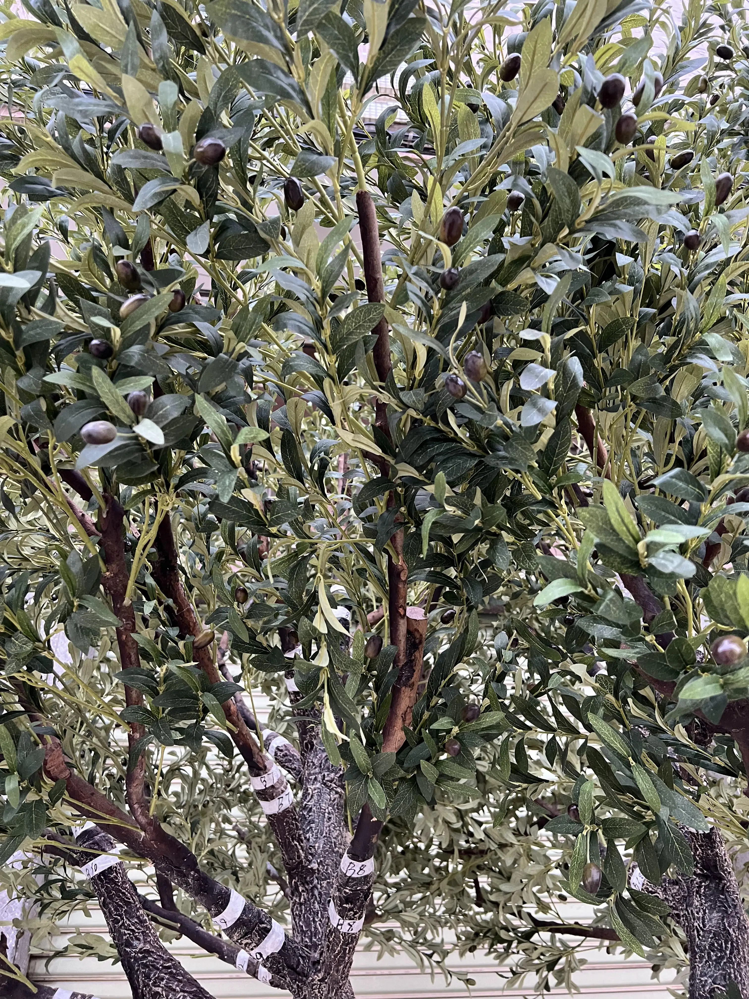 Magefertigter Groer Knstlicher Grner Olivenbaum Fake Grner Baum  Knstlicher Olivenbaum