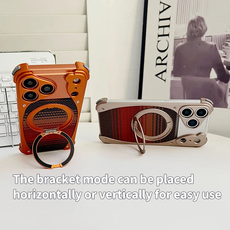 Premium Magnetic Stand iPhone Case with 360° Holder