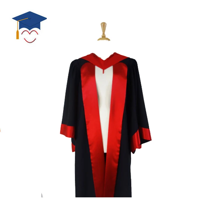 Wholesale Custom UK Matte Graduation Gown Color Stitching