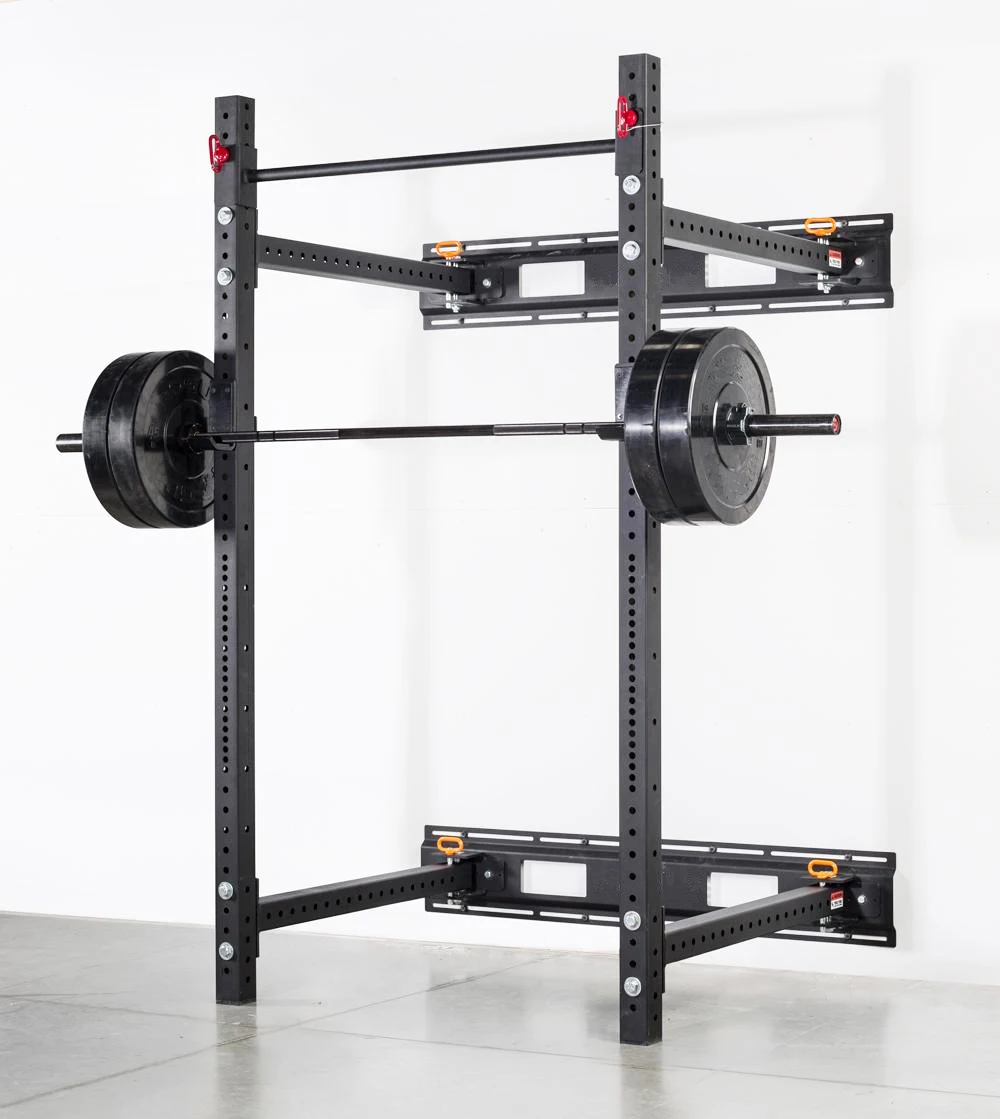 Crossmax Power Rack Gym Equipment Multifunction Folding Squat Rack Foldable  Fitness Power Rack Power Cage