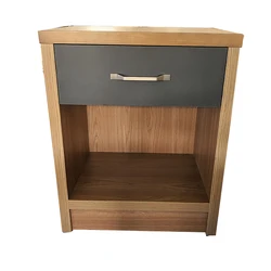 Гостиничный прикроватный столик на заказ в скандинавском стиле боковые столы современная деревянная мебель гостиничная спальня двуспальная кровать ночная