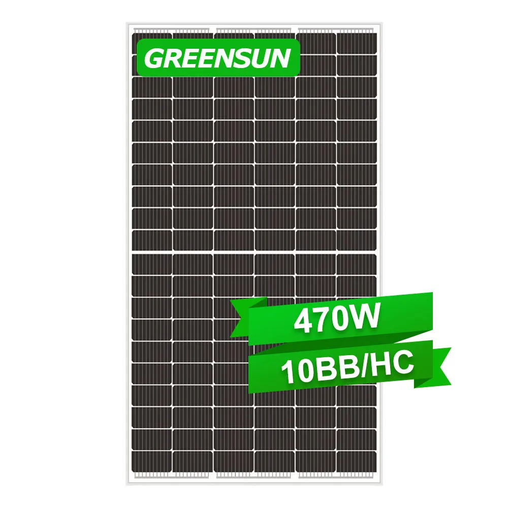 Factory Low Price 460W Mono Solar Panel 10BB Mono Solar Cell Panel With 25 Year Warranty