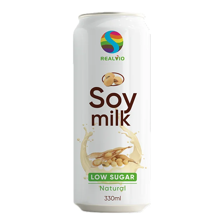 Whole Bean Original Soy Milk Low Sugar 330ml Can Buy Canned Soy Milk