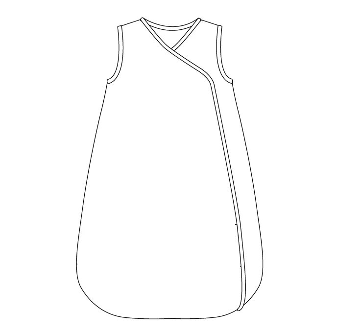 Small Batch Custom Design Swan Print Kids Sleeping Gown Organic Muslin