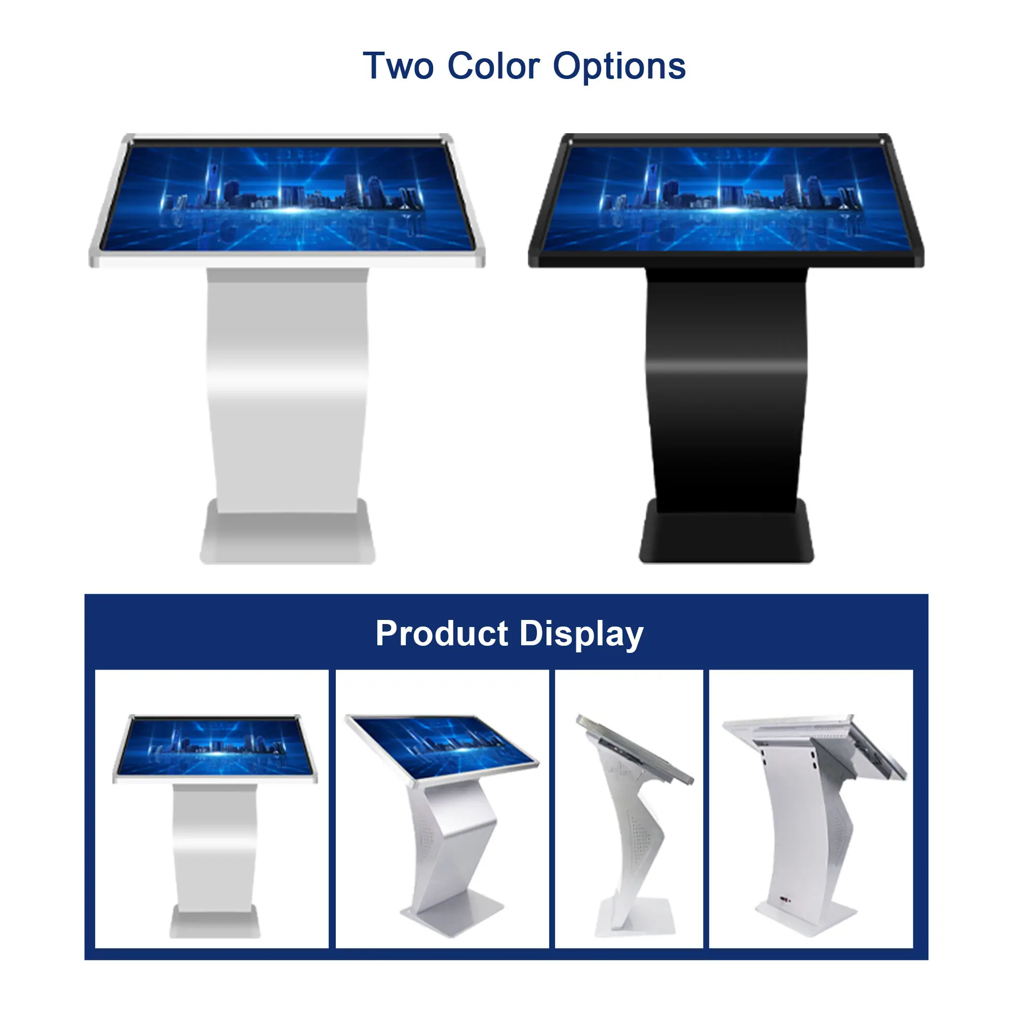 Floor Stand 32 43 55 Inch Indoor Interactive Digital Signage Lcd ...