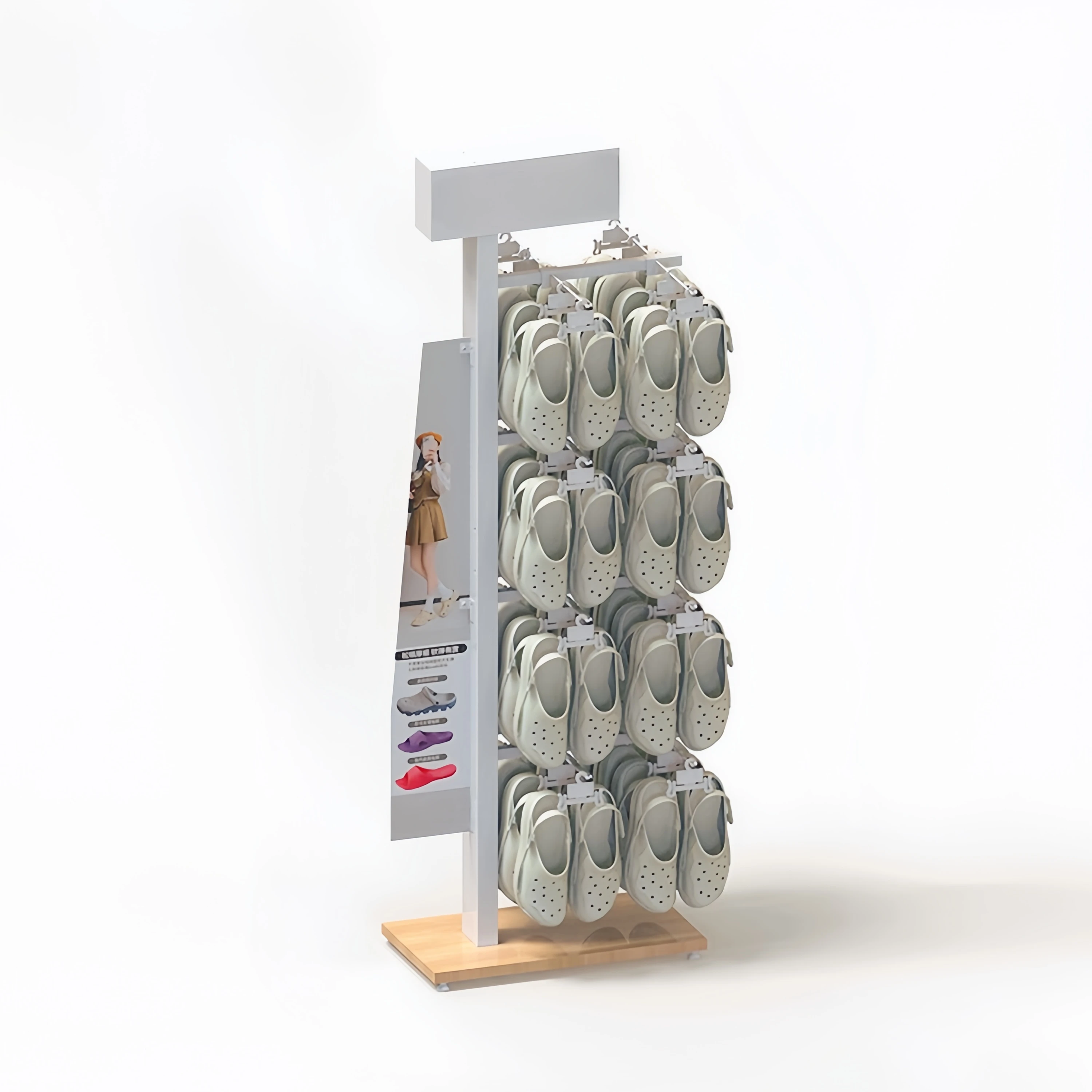 Multi Brand Retail Slipper Hanging Display Rack Buy Slipper Display