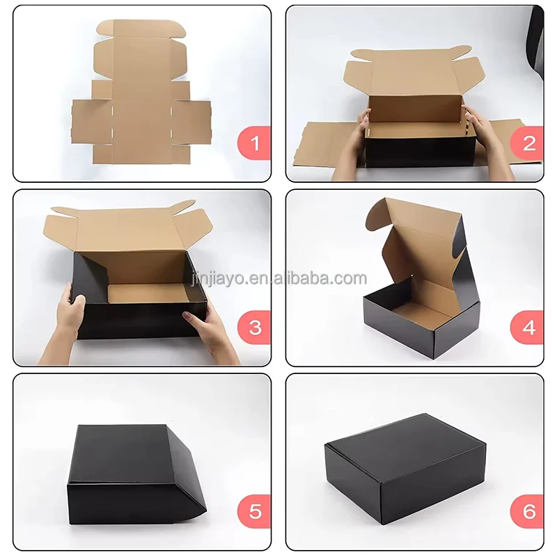 Custom Corrugated Paper Box Foldable Transport Packaging Box Customized Double Side Printing Shipping Box Packaging for Gift supplier