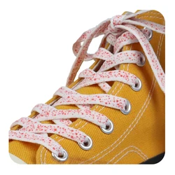 Weiou Manufacturer New Special Design Trendy Mesh Belt Accept Custom Length And Width Colorful Splash Shoelaces