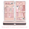 Set de cortauñas de 15 piezas de oro rosa