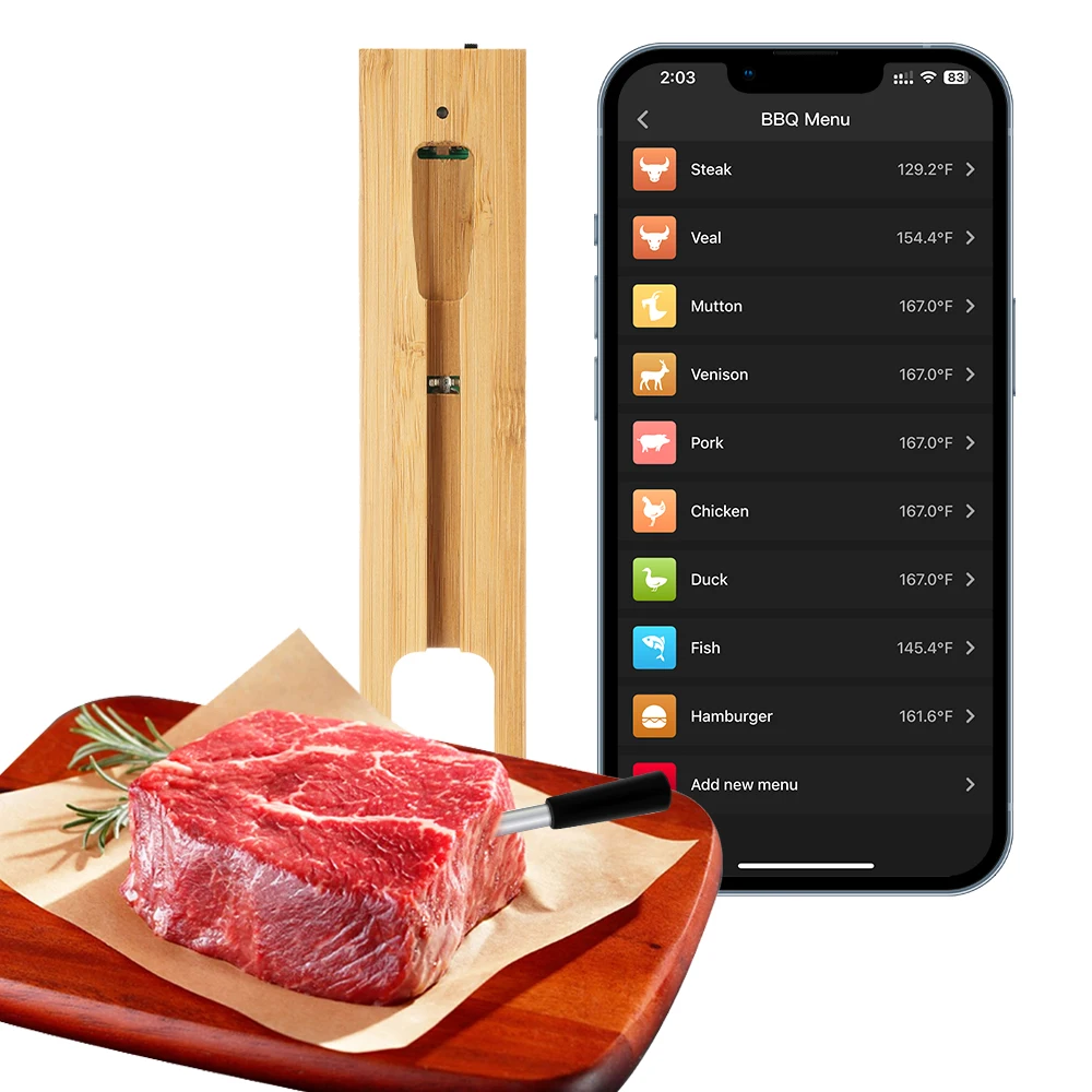 Smart Wireless Bbq Thermometer Wireless Meat Food Thermometers