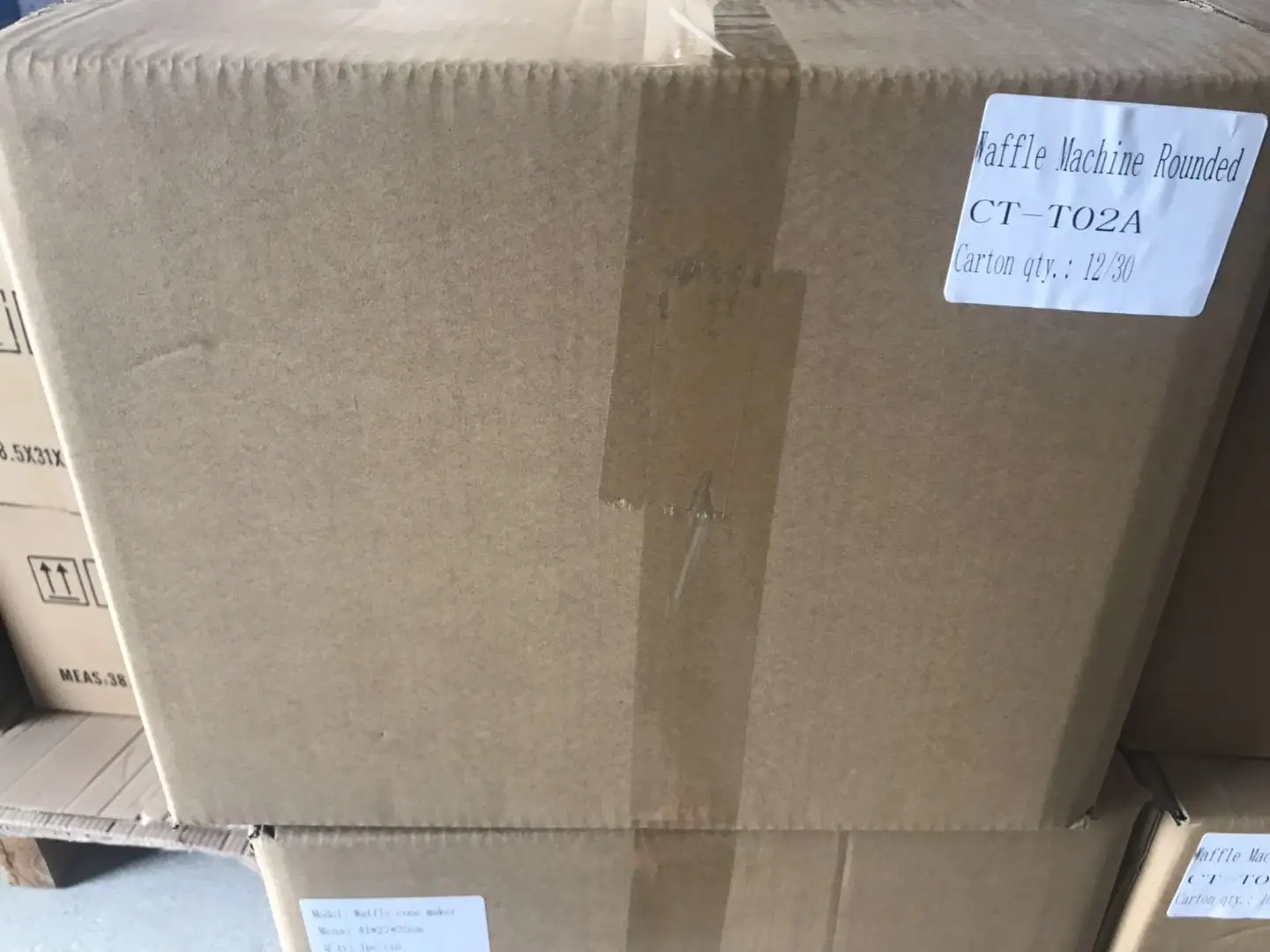 Round Plate Waffle Baking Ice Cream Cone Making Machine, Ice Waffle Ice Cream Cone Snack Maker - Image 5