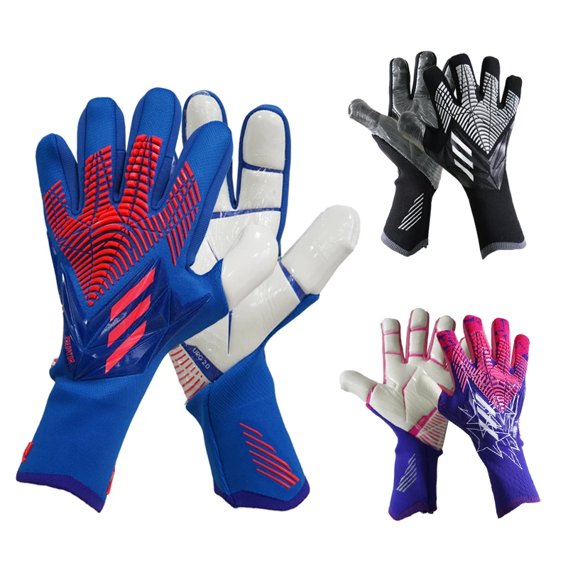 Latex Goalkeeper Gloves 2023 New Design German Latex Soccer Gloves For Adult And Kids Football Gloves