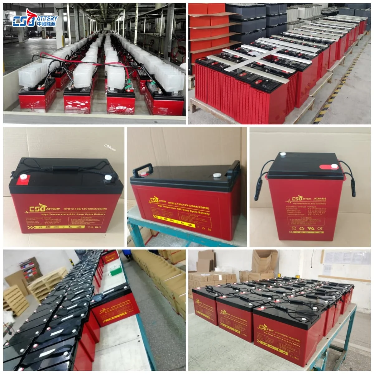CSBattery 12V 250Ah Deep Cycle GEL Battery for Solar Power Station China Manufacturer Ava