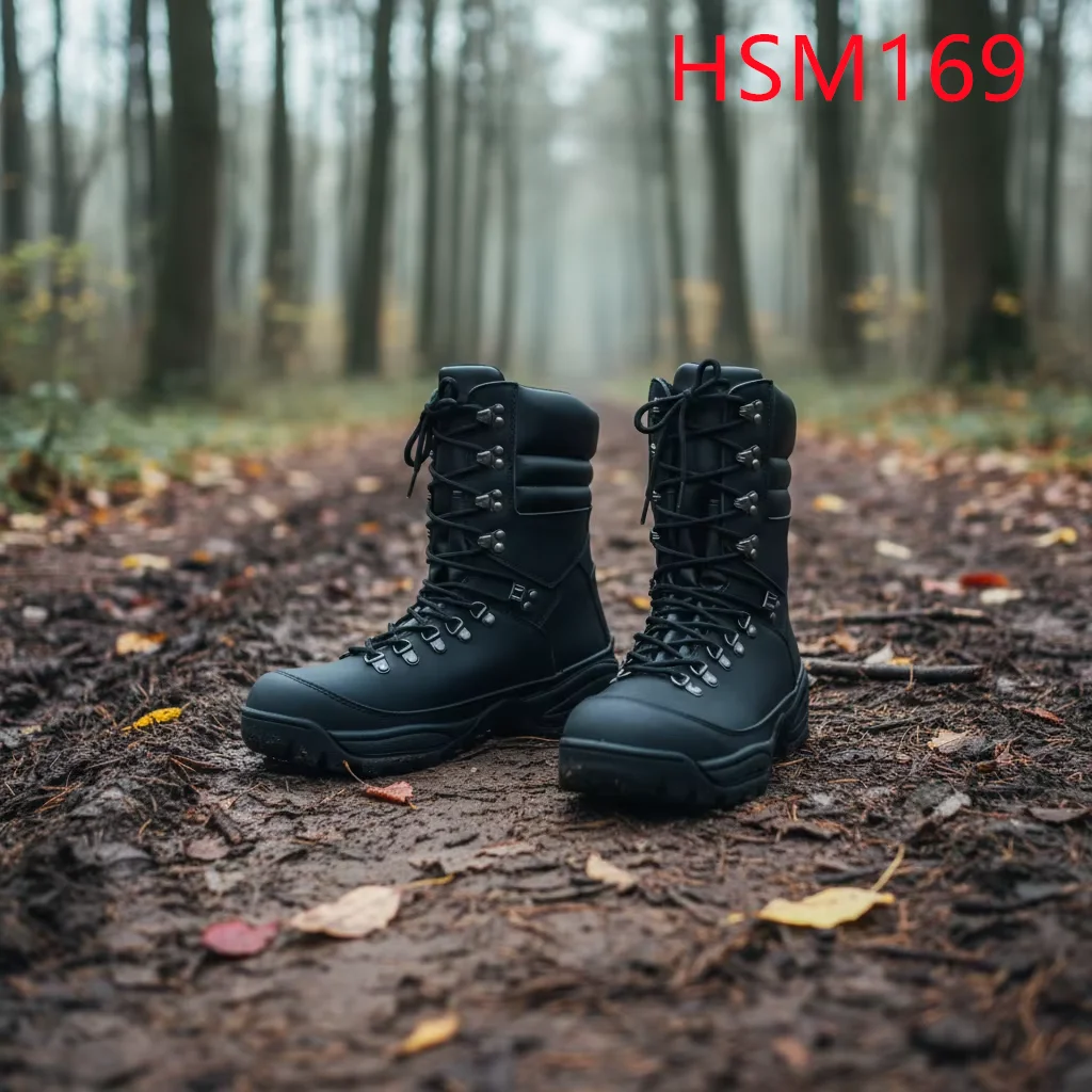 LXG, eliitsete missioonide treeninguks mõeldud sõrmekaitsega mustad taktikalised varustussaapad, kiirelt taastuv alus, privaatsete julgeolekuüksuste päästesalgad HSM169